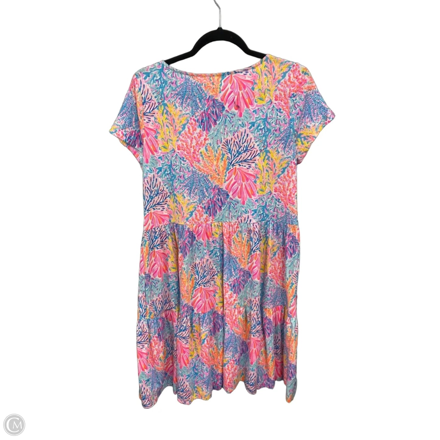 Dress Designer By Lilly Pulitzer In Blue & Orange, Size: M