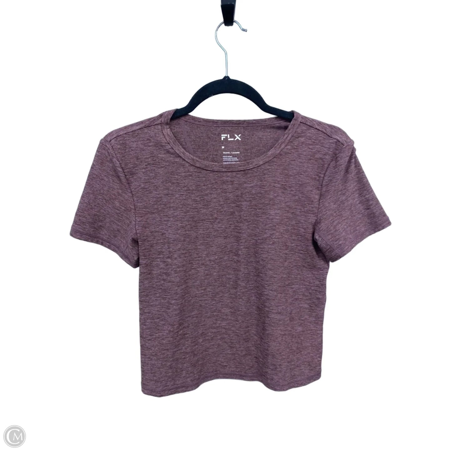 Athletic Top Short Sleeve By Flx In Mauve, Size: M