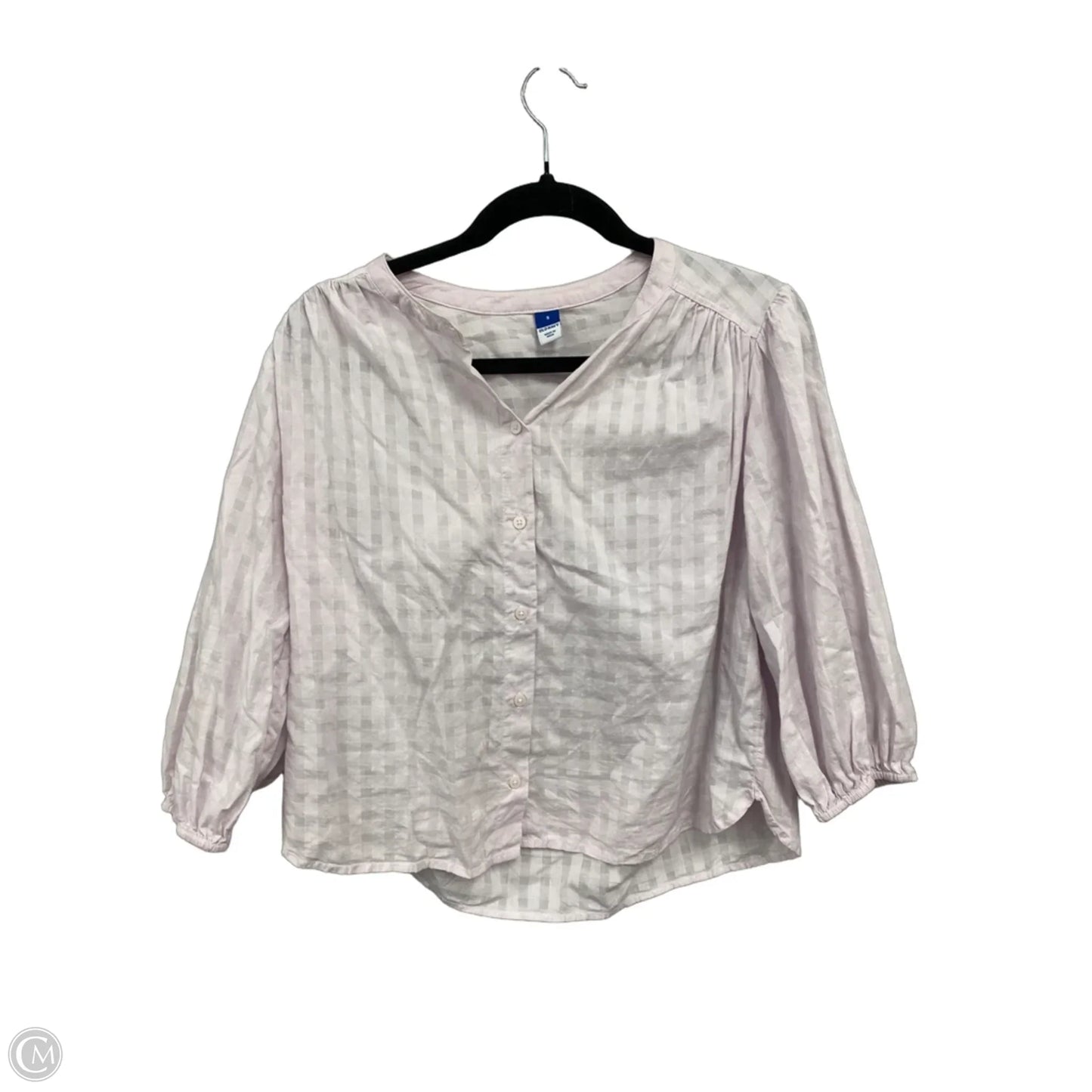 Top 3/4 Sleeve By Old Navy In Purple, Size: S