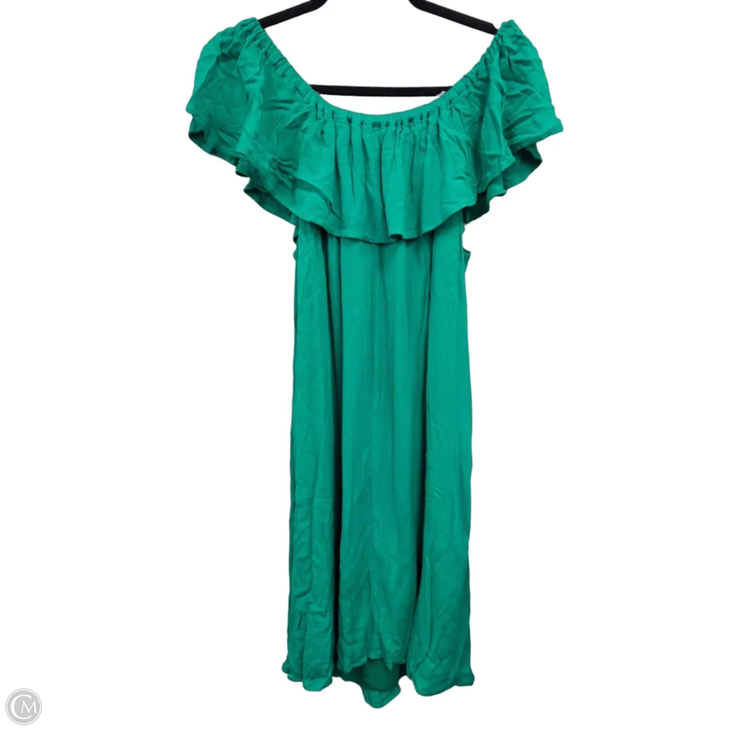 Dress Casual Short By Sandra Darren In Green, Size: 0