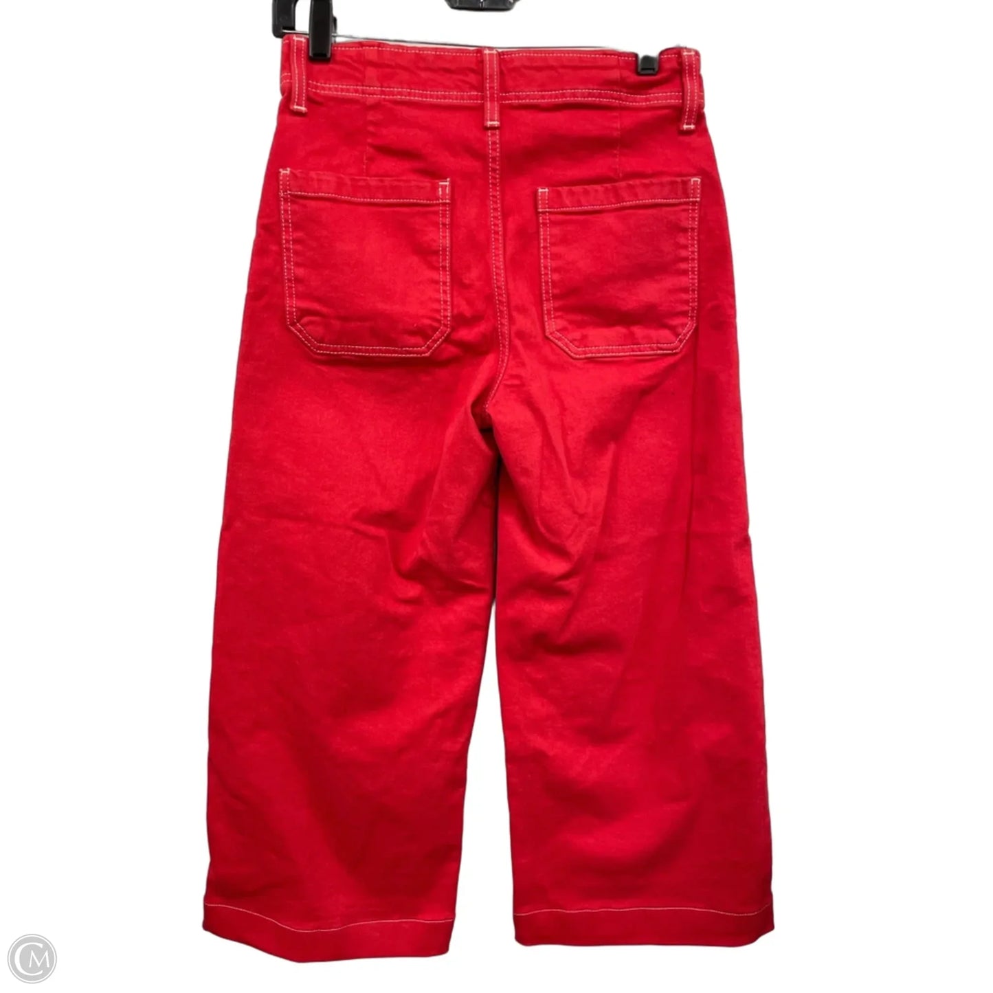 Jeans Wide Leg By Gap In Red, Size: 2