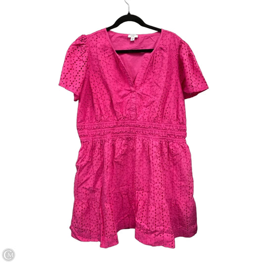 Dress Casual Short By Crown And Ivy In Pink, Size: Xxl