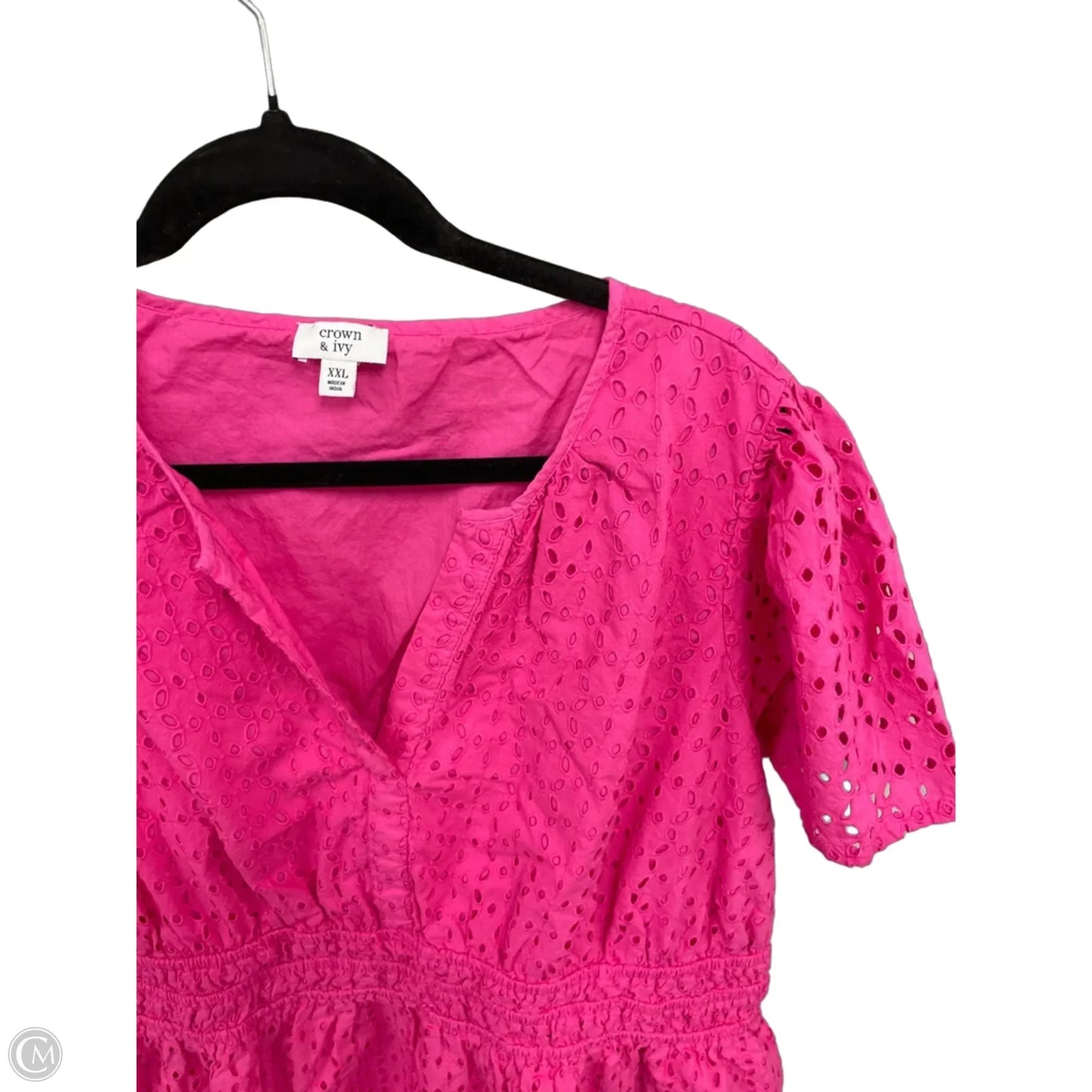 Dress Casual Short By Crown And Ivy In Pink, Size: Xxl