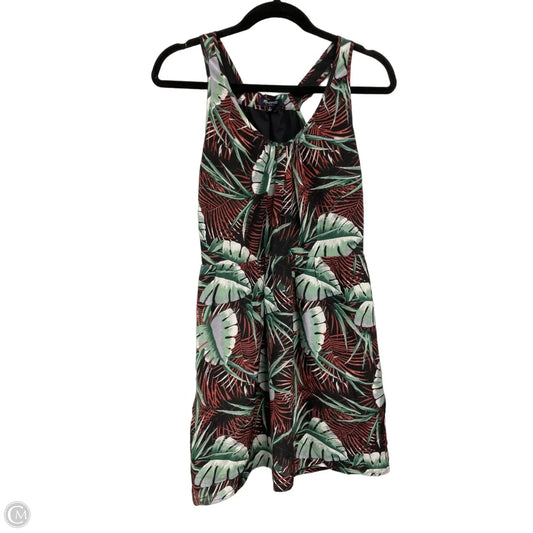 Dress Casual Short By Madewell In Green & Red, Size: 4