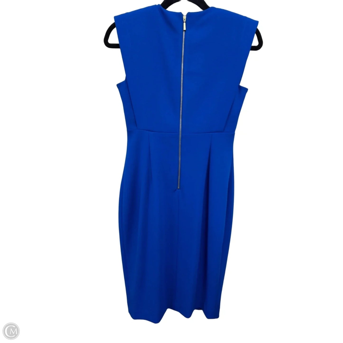 Dress Party Midi By Calvin Klein In Blue, Size: 2