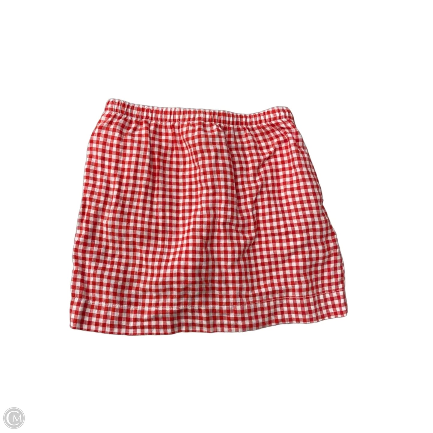 Skort By C And C In Red & White, Size: S