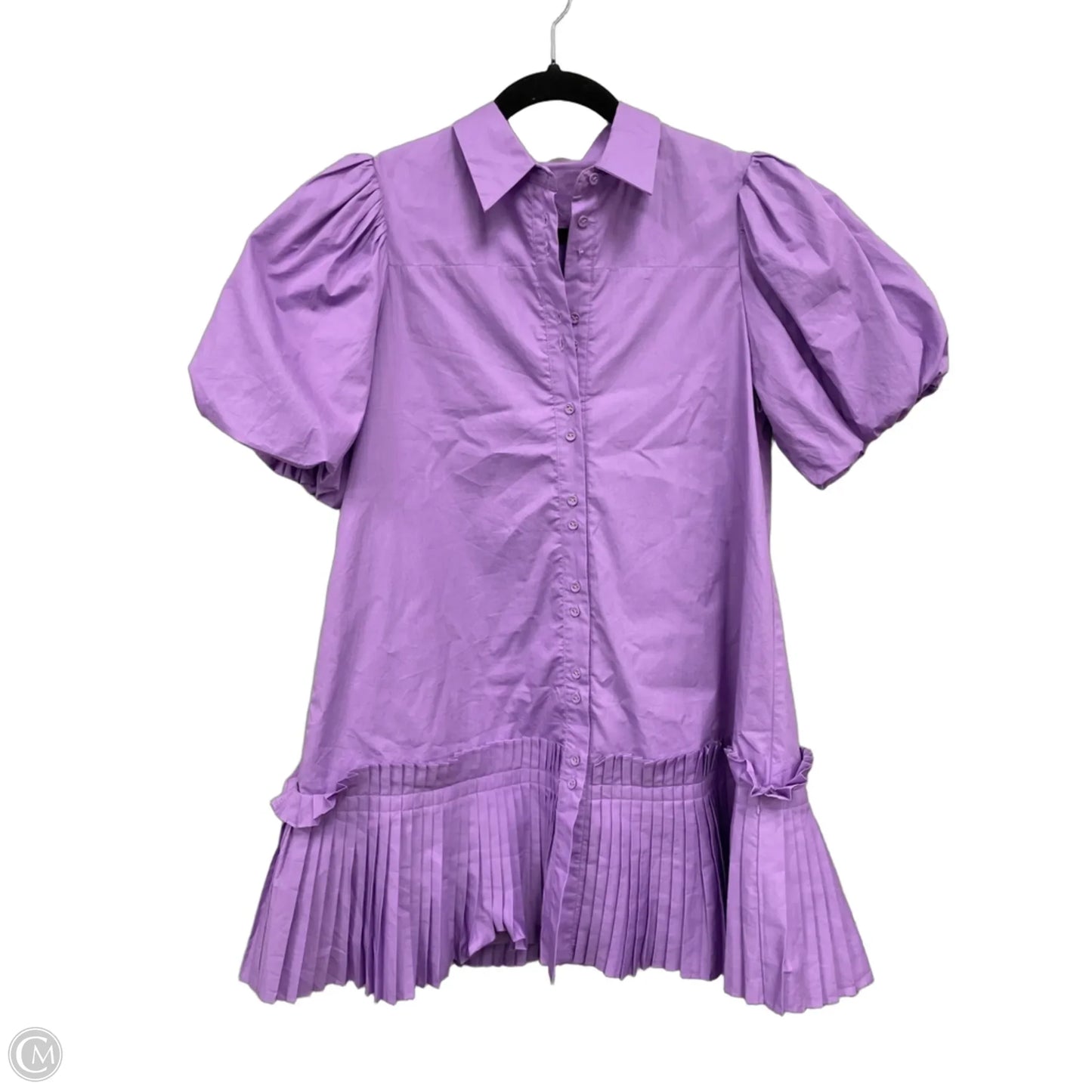Dress Casual Short By Cmb In Purple, Size: M