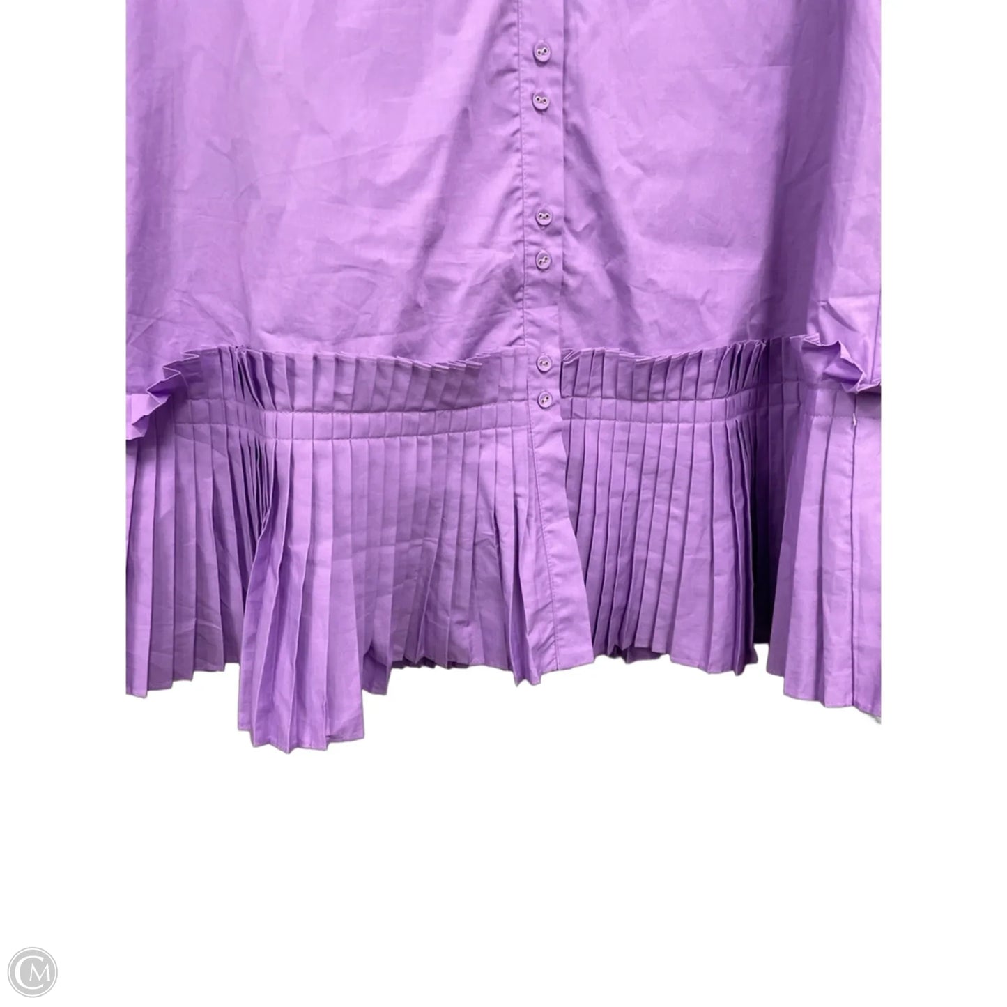 Dress Casual Short By Cmb In Purple, Size: M