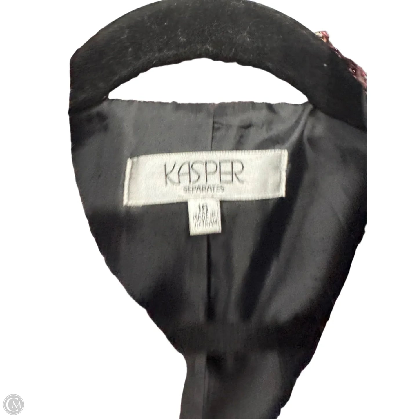 Blazer By Kasper In Pink & Silver, Size: 16