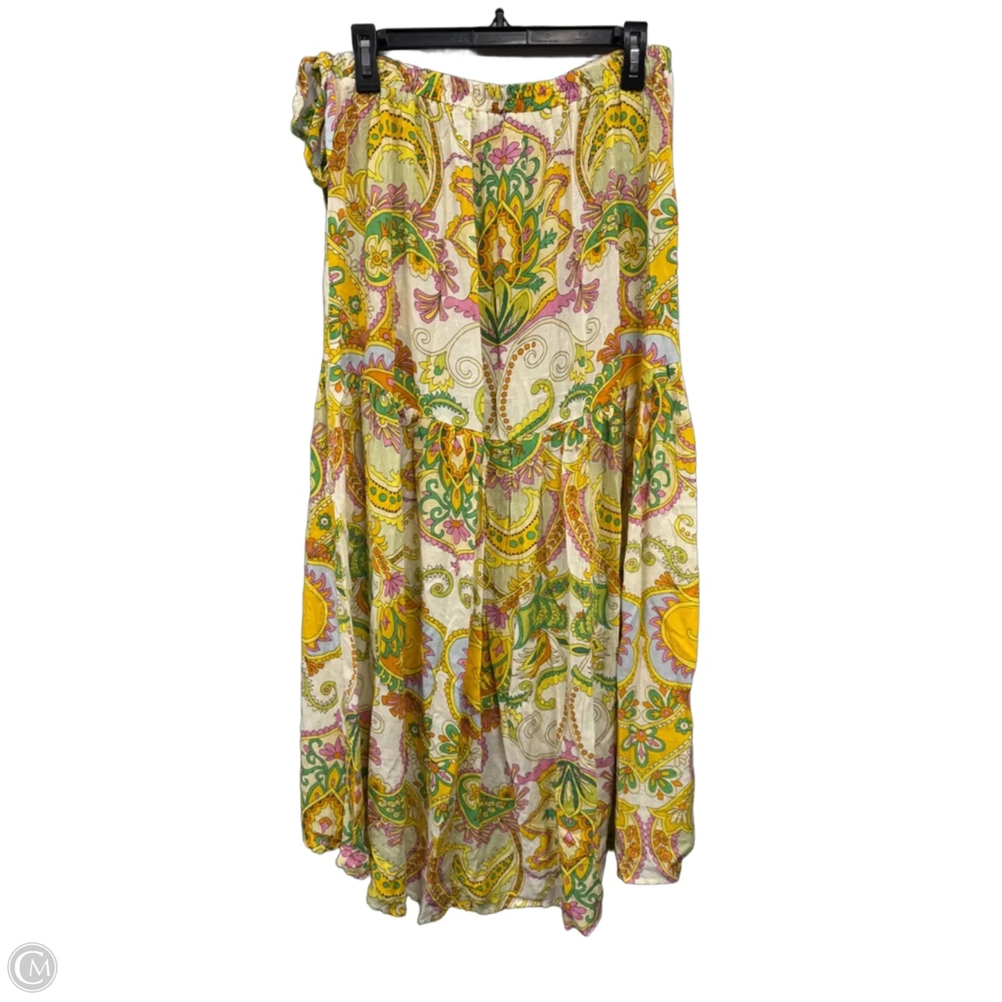 Skirt Maxi By Haute Hippie In Pink & Yellow, Size: M