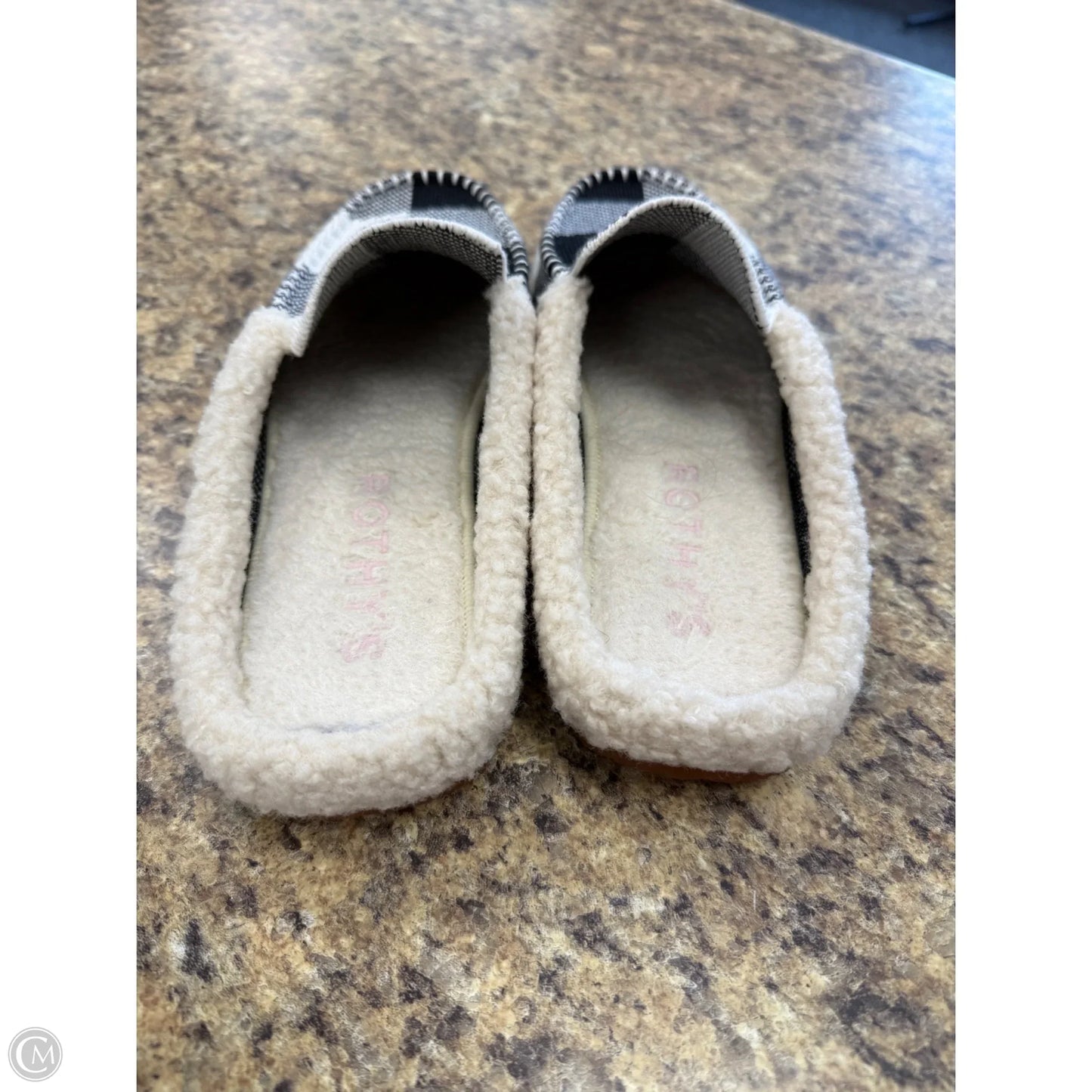Slippers By Rothys In Black & White, Size: 9
