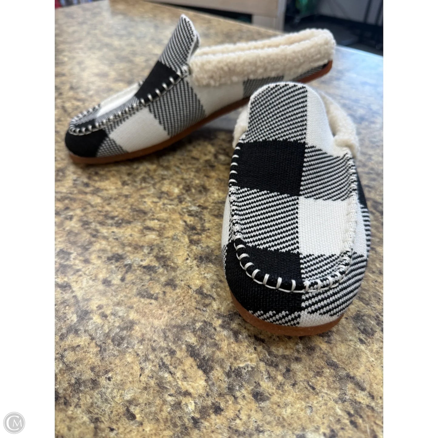 Slippers By Rothys In Black & White, Size: 9
