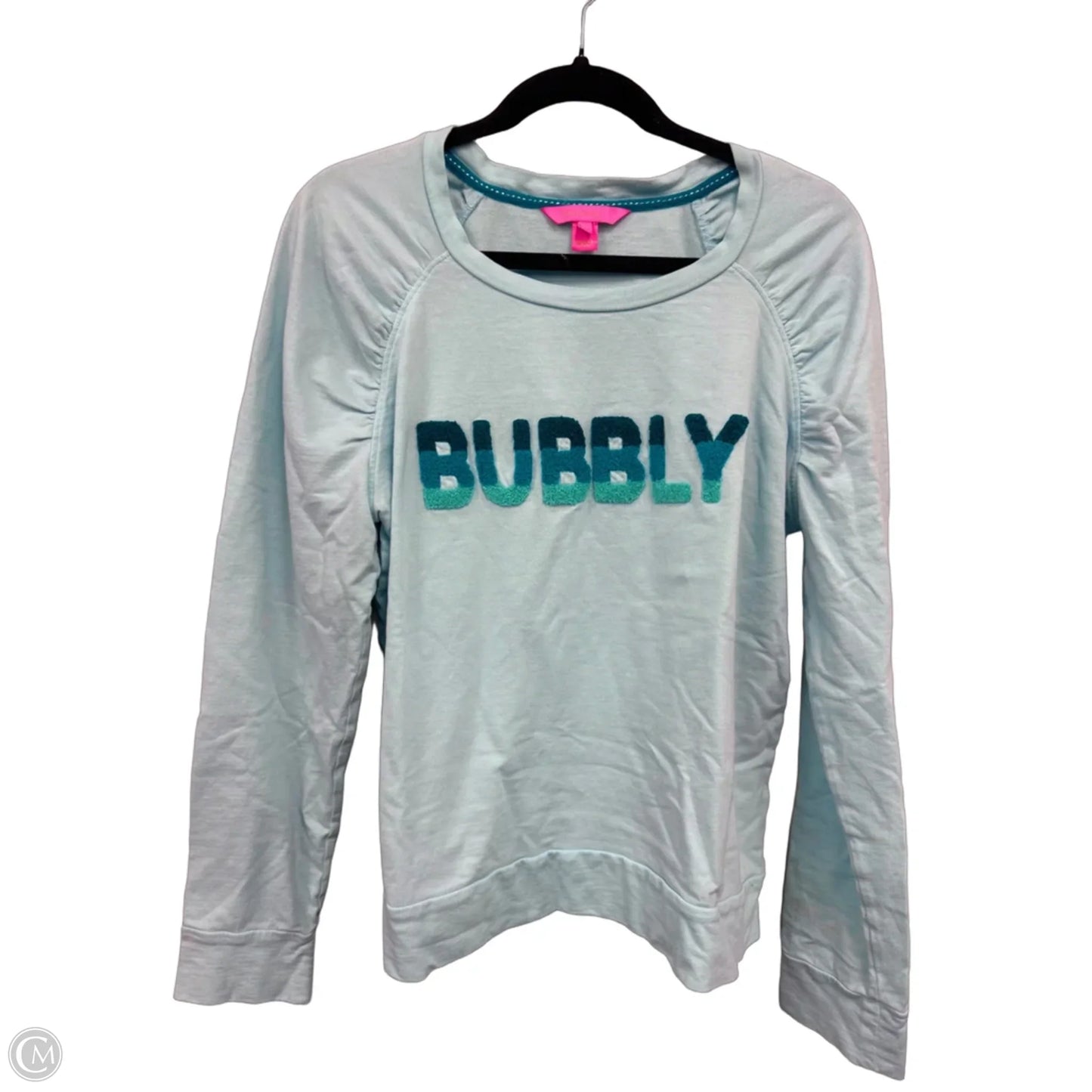 Top Long Sleeve Designer By Lilly Pulitzer In Blue, Size: Xl