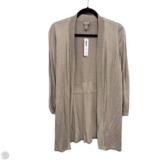 Cardigan By Chicos In Tan, Size: S