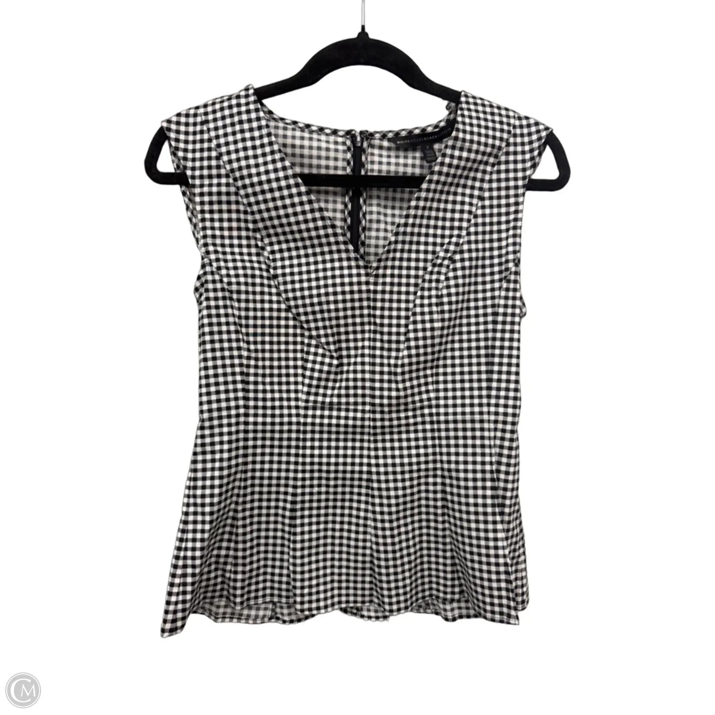 Top Sleeveless By White House Black Market In Black & White, Size: 2