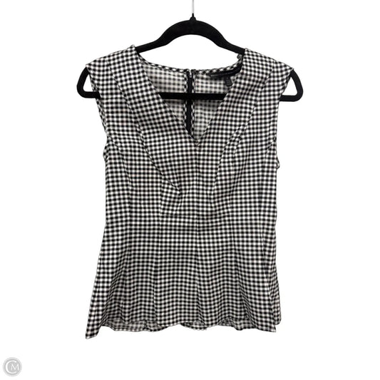 Top Sleeveless By White House Black Market In Black & White, Size: 2
