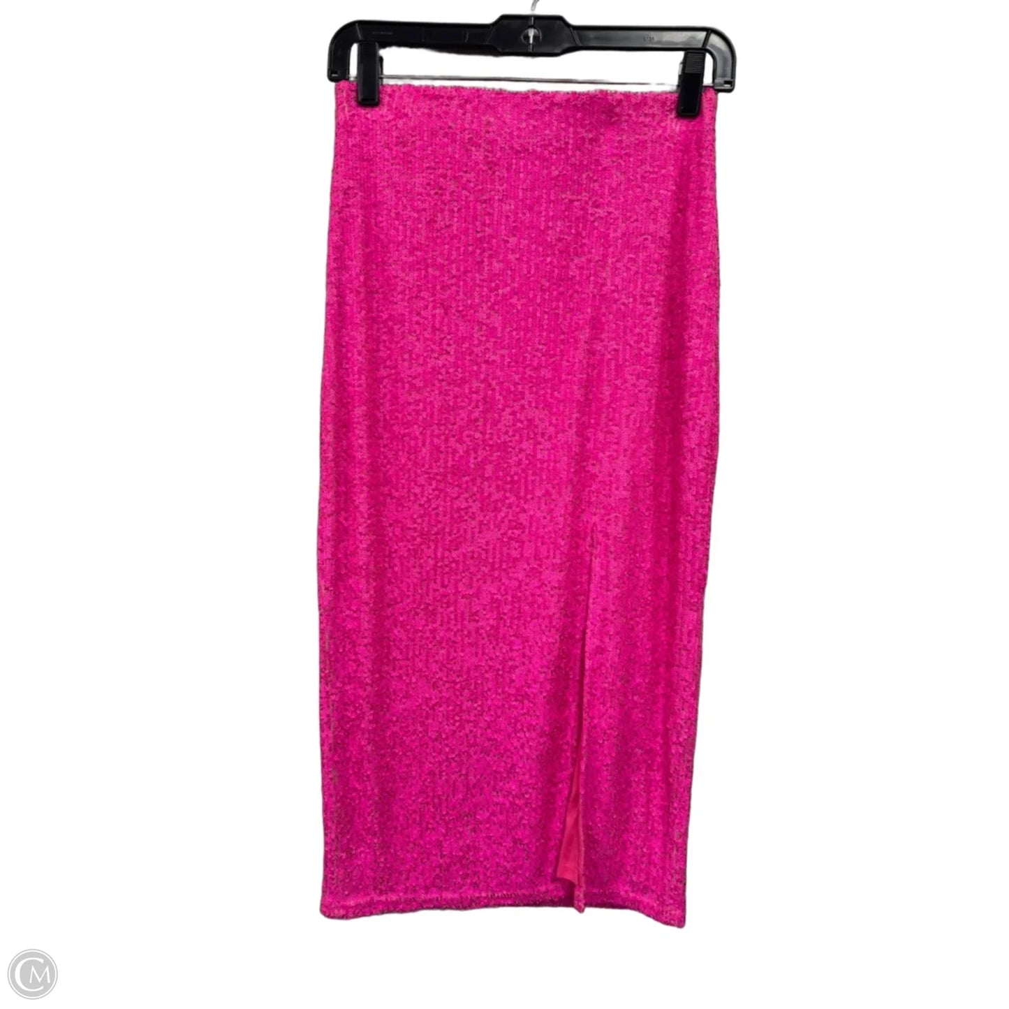 Skirt Midi By Top Shop In Pink, Size: S