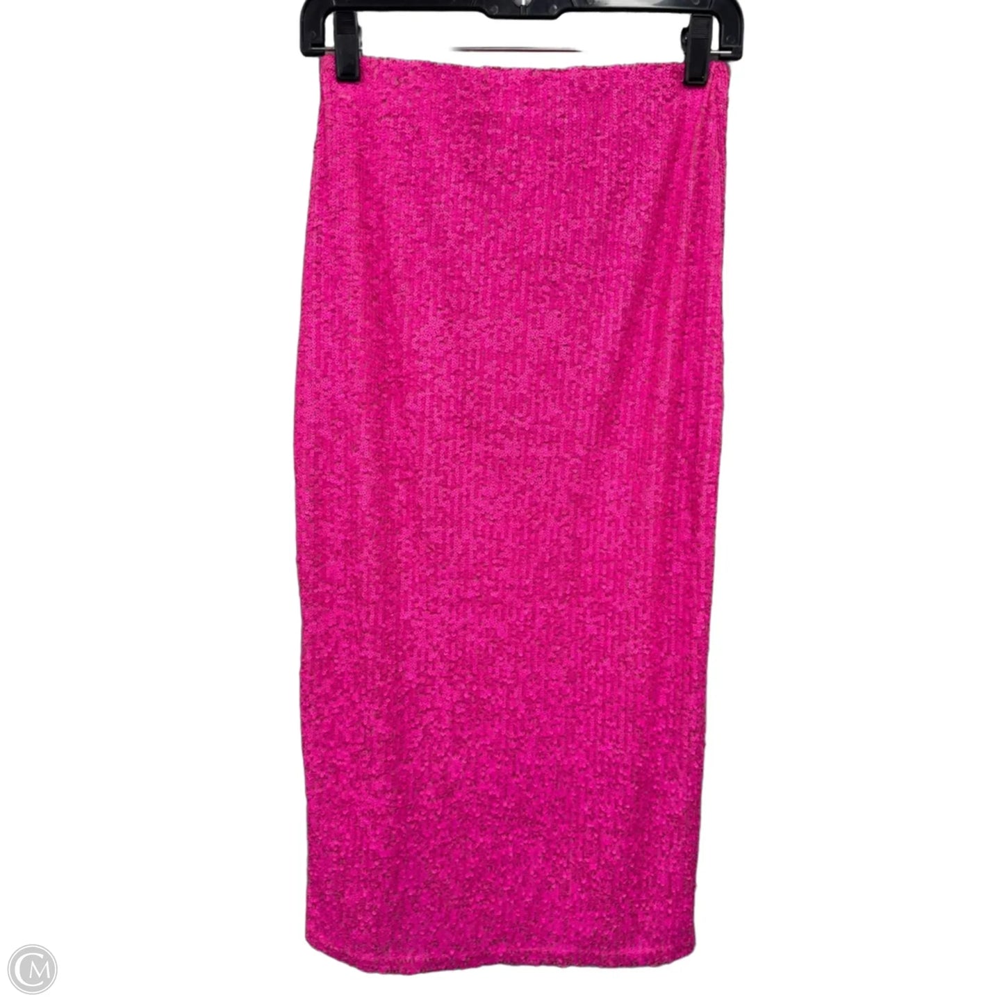 Skirt Midi By Top Shop In Pink, Size: S