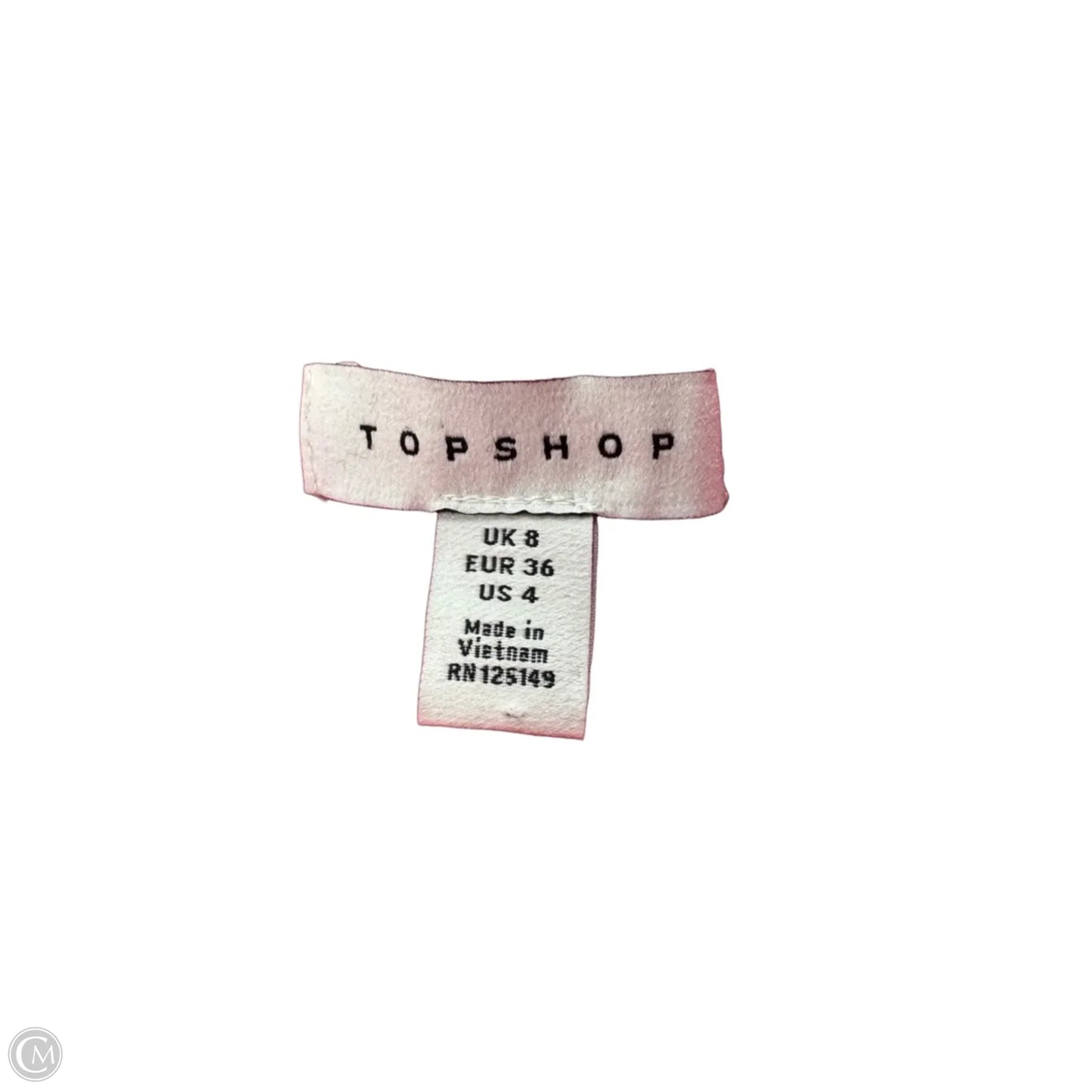 Skirt Midi By Top Shop In Pink, Size: S
