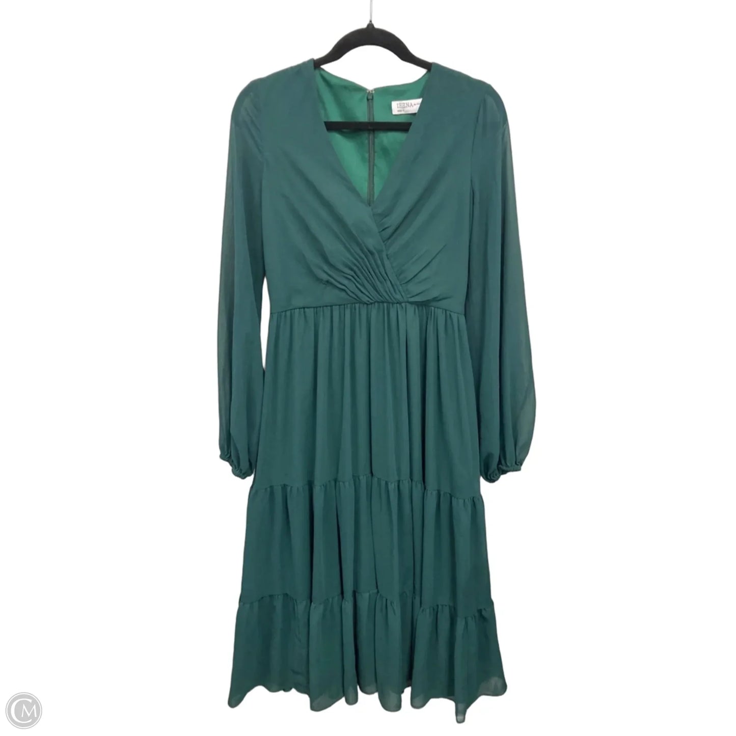 Dress Casual Midi By Mac Duggal In Green, Size: 4