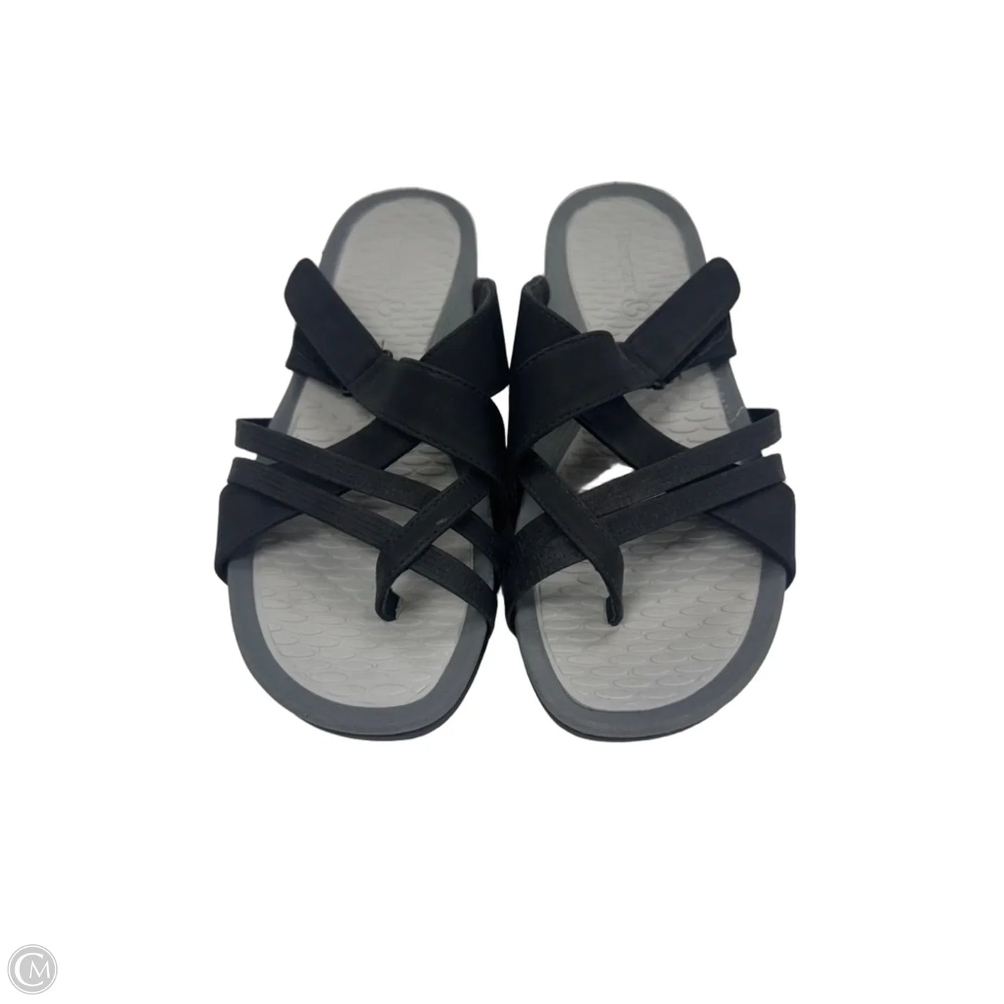 Sandals Heels Wedge By Bare Traps In Black, Size: 8
