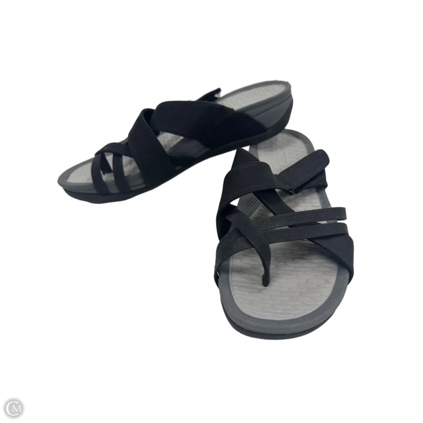 Sandals Heels Wedge By Bare Traps In Black, Size: 8