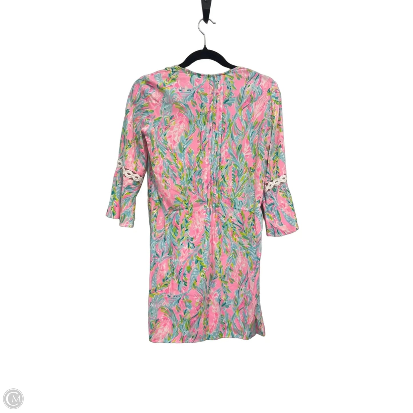 Dress Designer By Lilly Pulitzer In Green & Pink, Size: Xxs