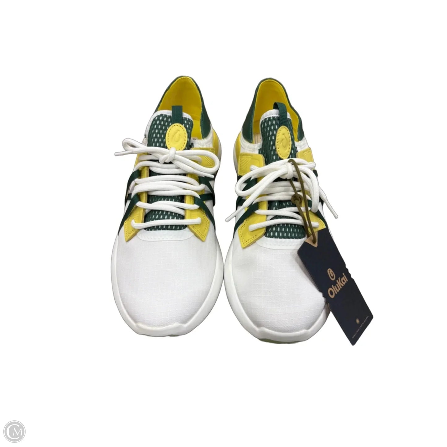Shoes Athletic By Olukai In White & Yellow, Size: 9