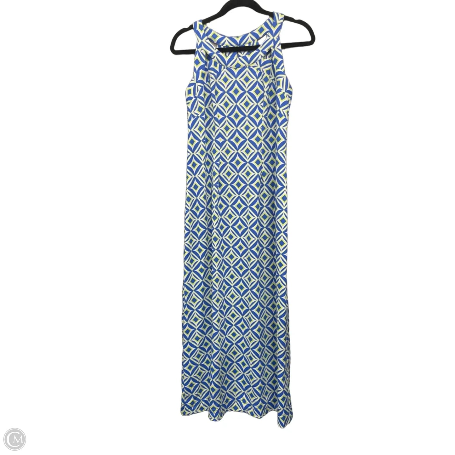 Dress Casual Midi By Lulu B In Blue & Yellow, Size: Xs