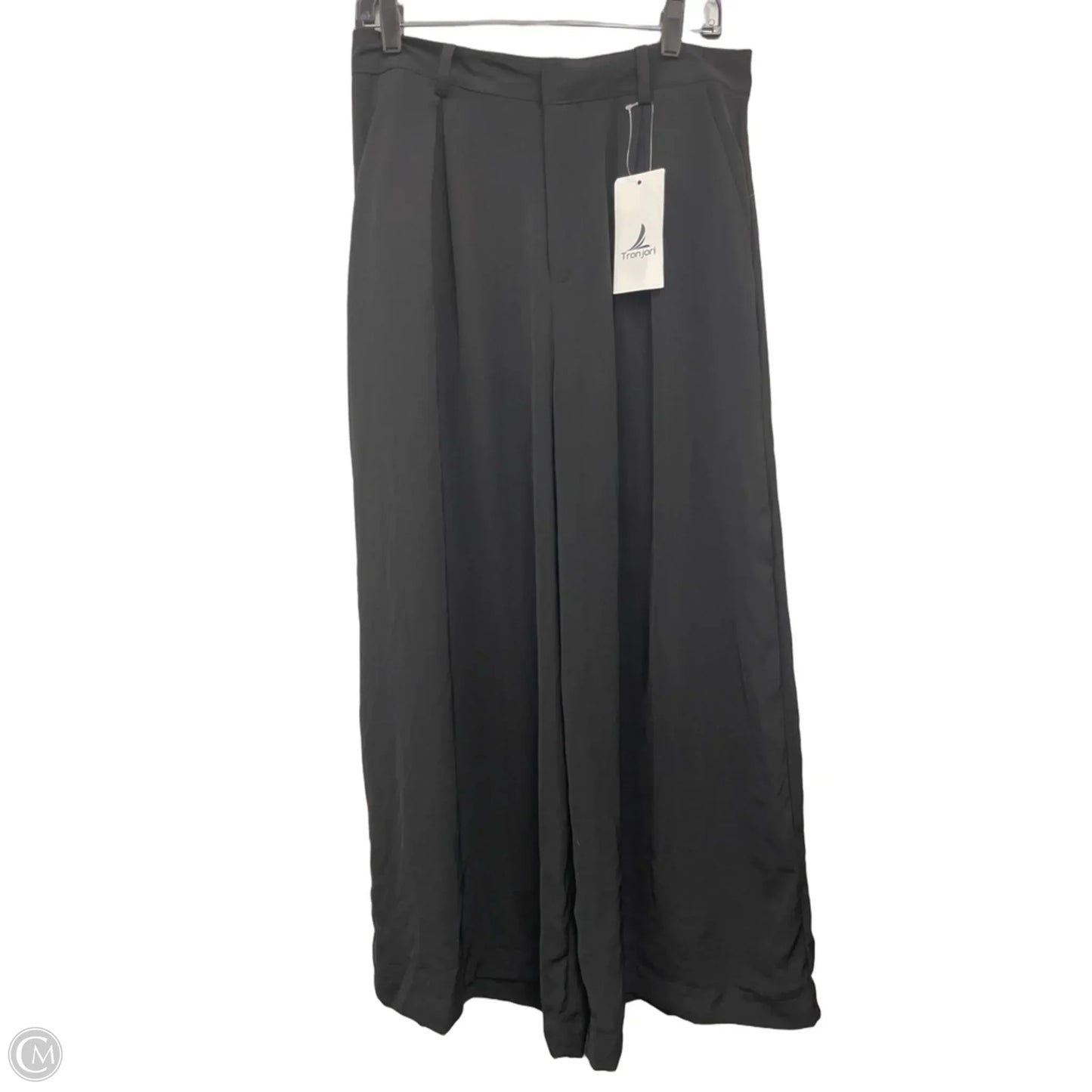 Pants Wide Leg By Clothes Mentor In Black, Size: L