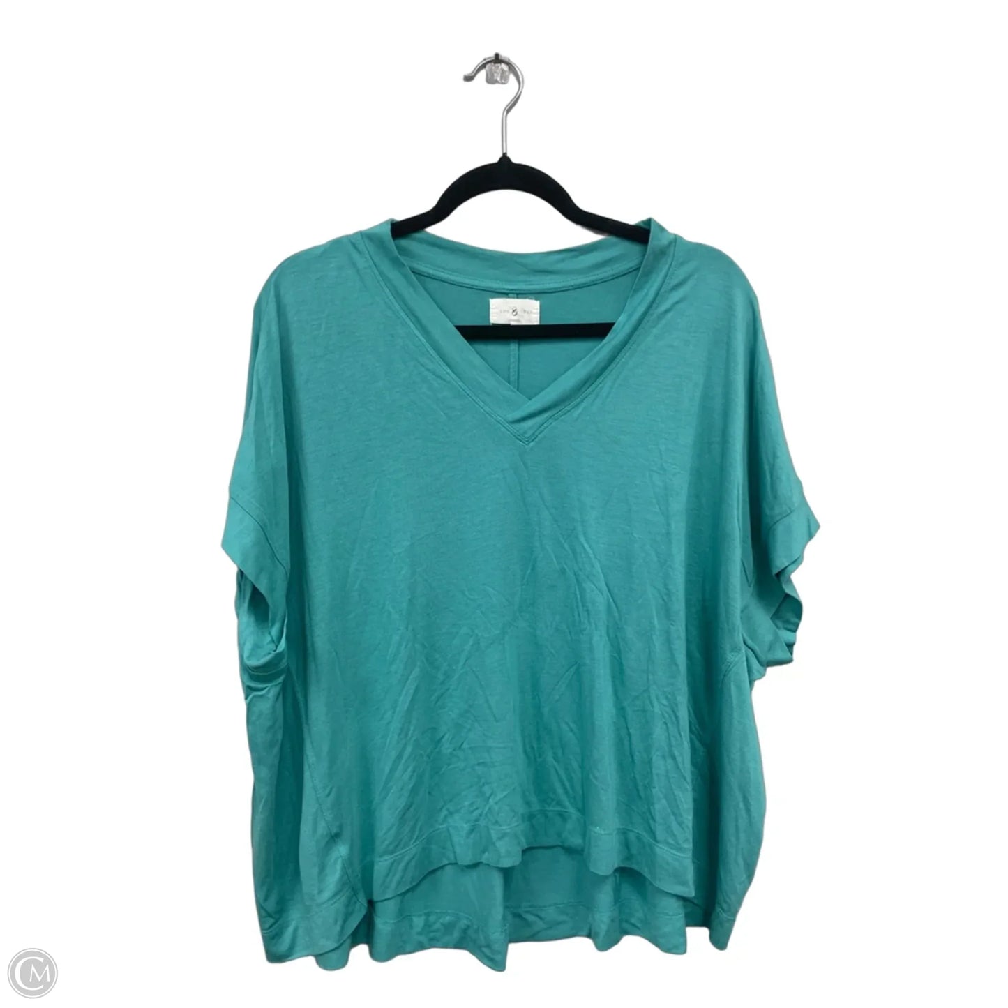 Top Short Sleeve By Lou And Grey In Green, Size: S