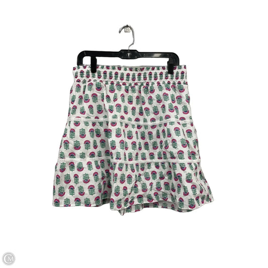 Skirt Mini & Short By J. Crew In Green & Pink, Size: L