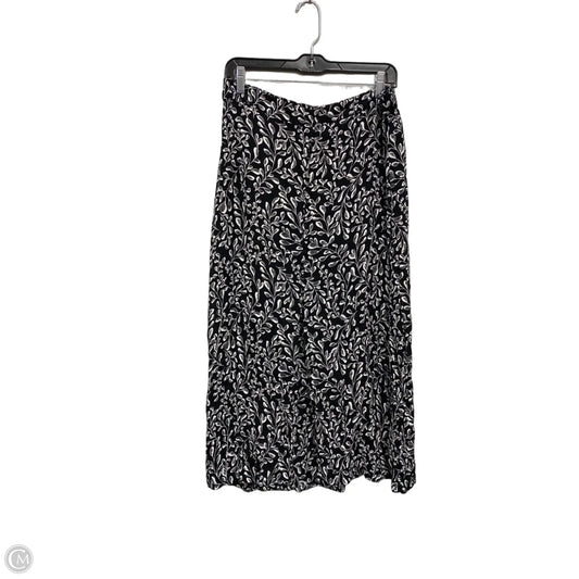Dress Casual Midi By J. Jill In Black & White, Size: M