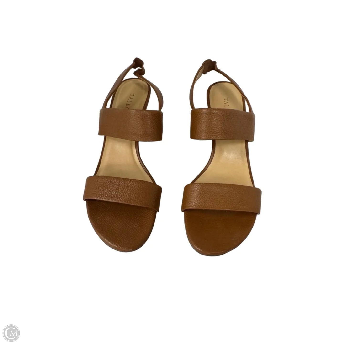 Sandals Heels Wedge By Talbots In Copper, Size: 9.5