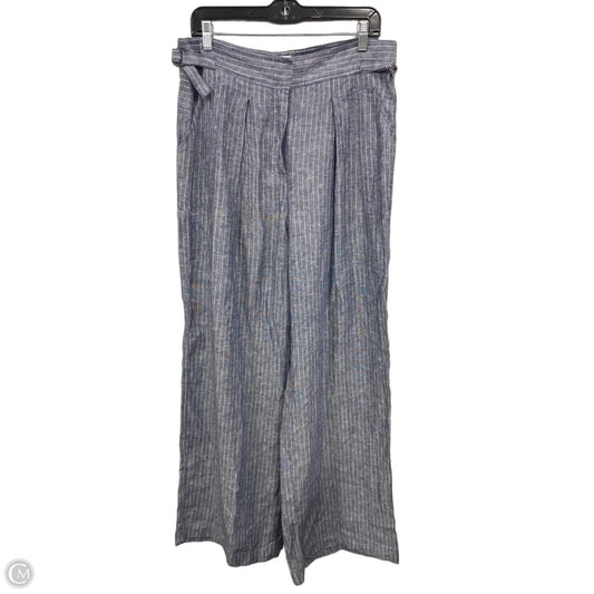 Pants Wide Leg By Max Studio In Blue & White, Size: Xl