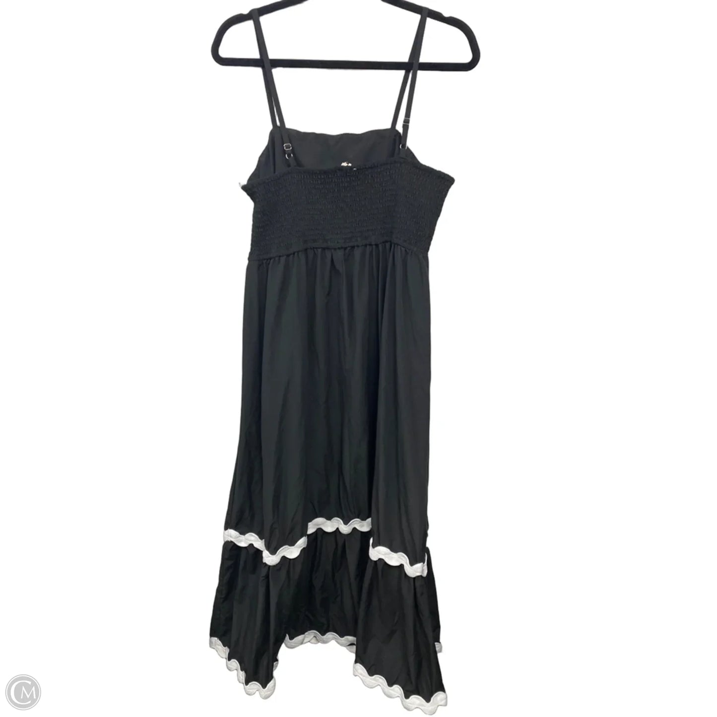 Dress Casual Midi By Clothes Mentor In Black & White, Size: Xl