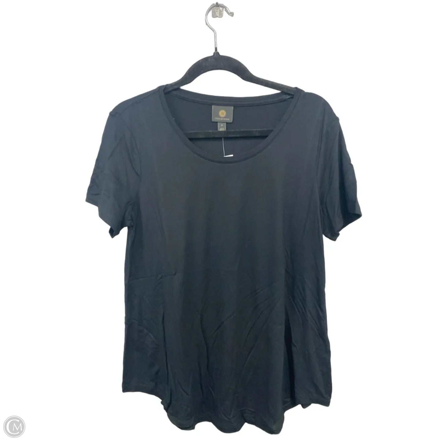 Top Short Sleeve By Jm Collections In Black, Size: M
