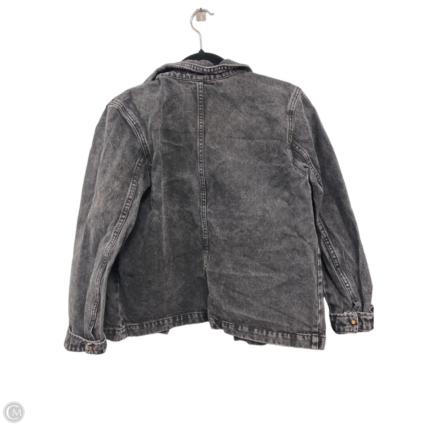 Jacket Denim By Old Navy In Grey, Size: M