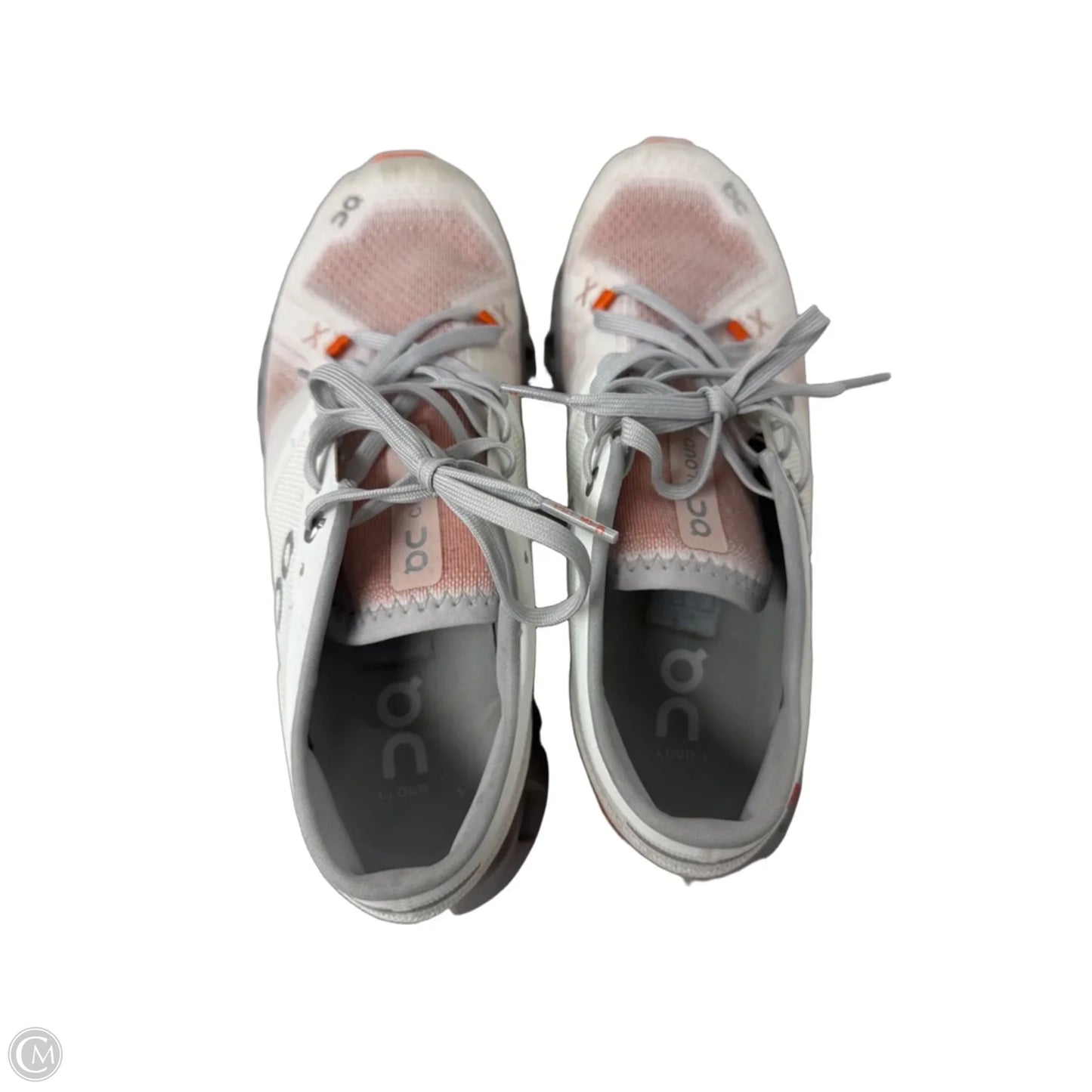 Shoes Athletic By On Cloud In Orange & White, Size: 8.5
