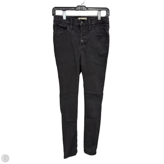 Jeans Skinny By Madewell In Black, Size: 2
