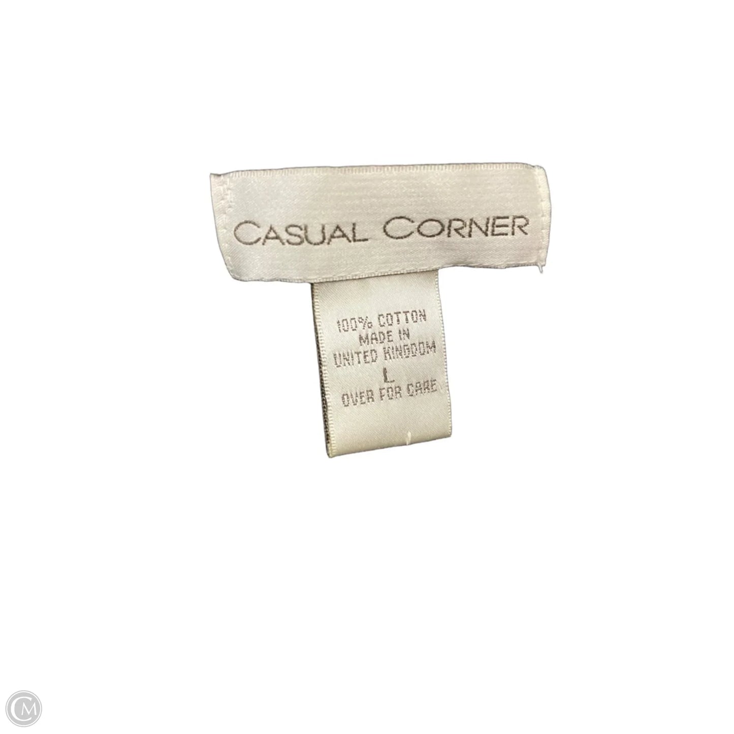 Sweater Cardigan By Casual Corner In Grey, Size: L