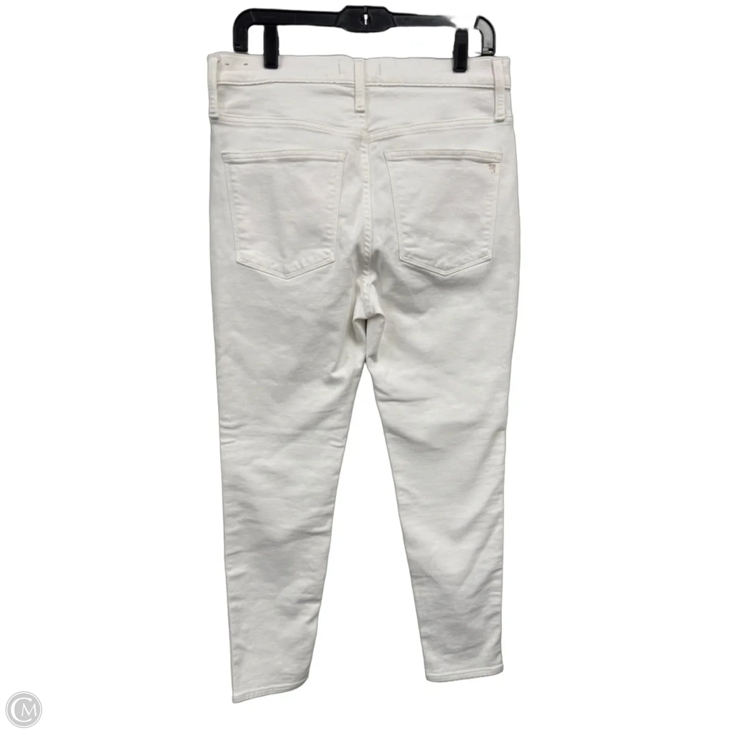 Jeans Skinny By Madewell In White, Size: 12p