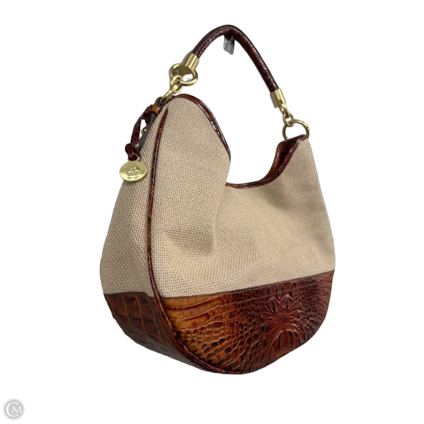 Handbag Designer By Brahmin, Size: Large