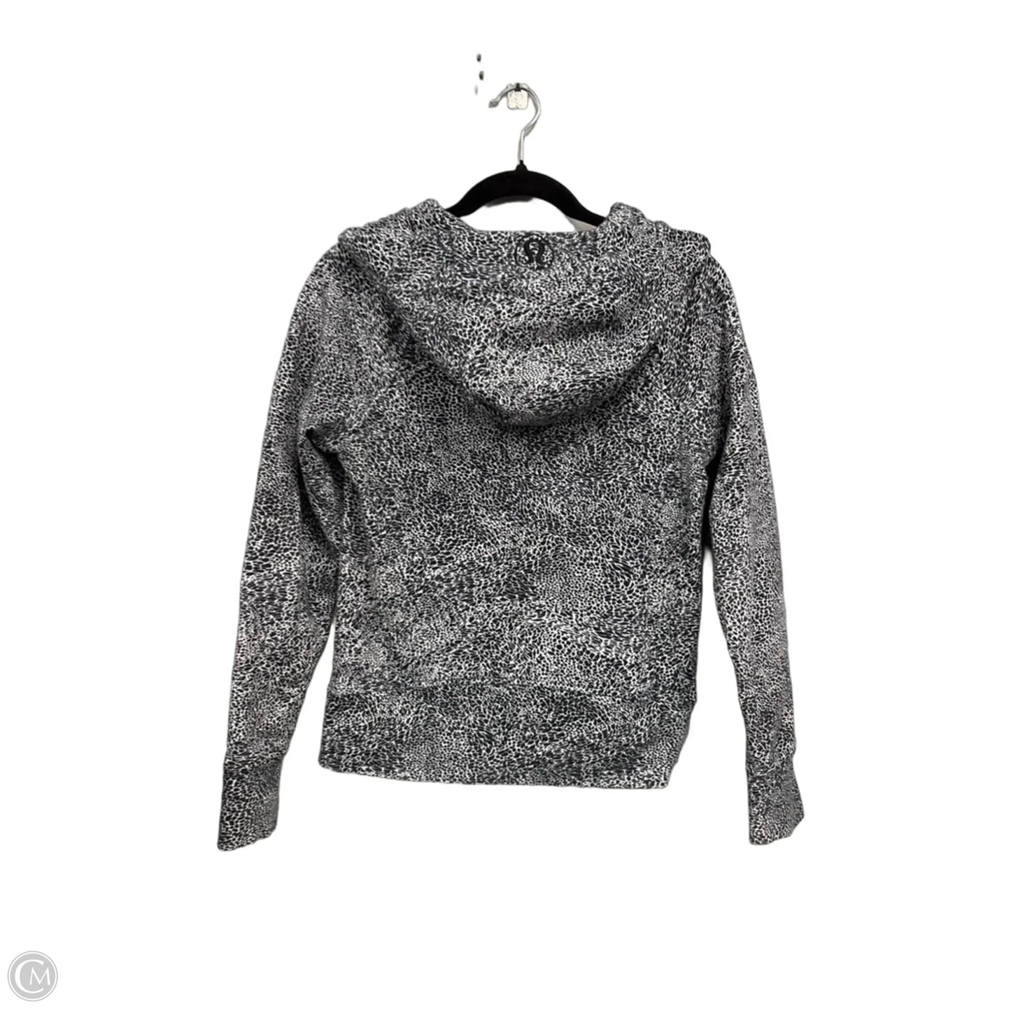 Athletic Jacket By Lululemon In Black & White, Size: 6