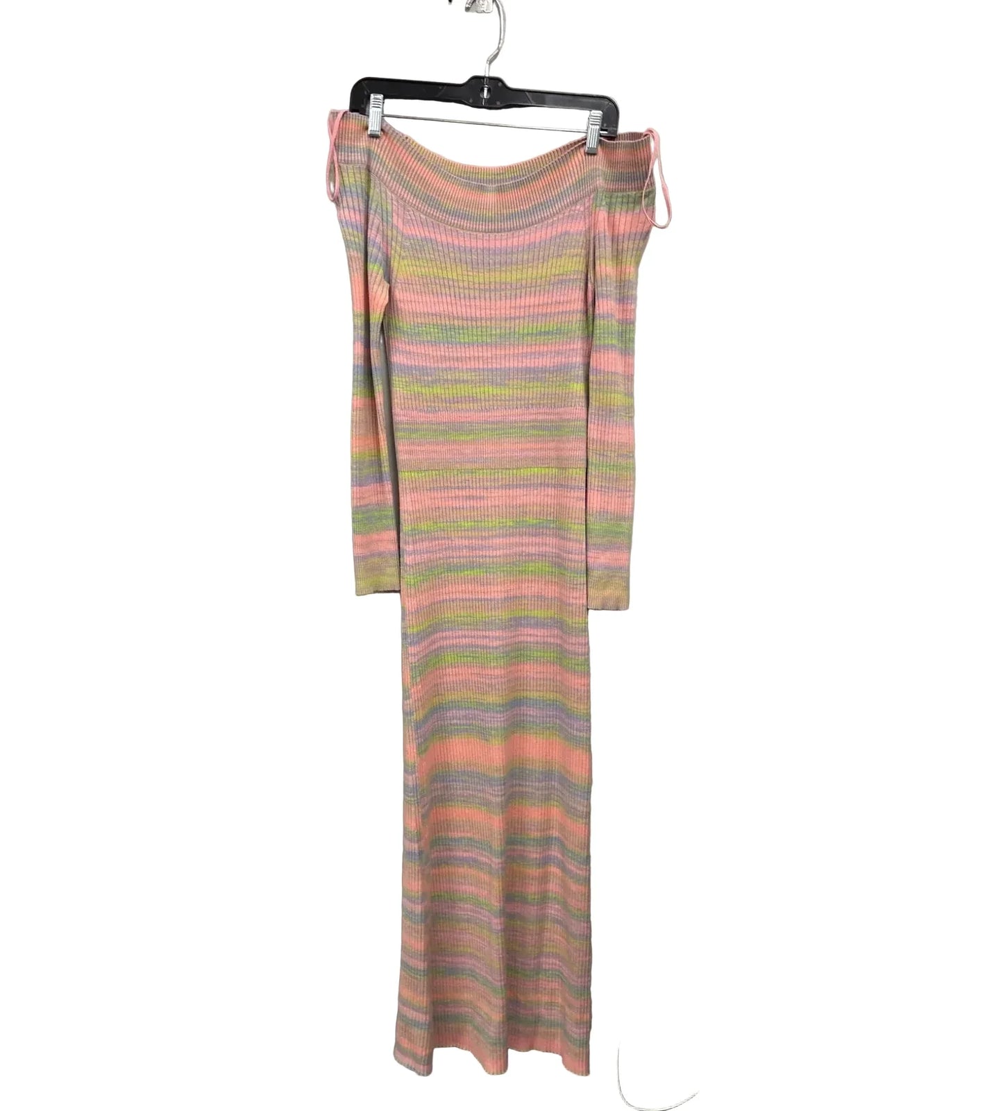 Dress Sweater By Daily Practice By Anthropologie In Orange & Purple, Size: M