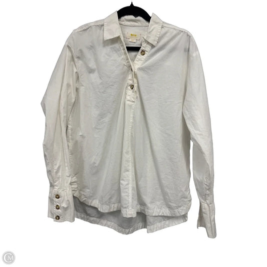 Top Long Sleeve By Maeve In Cream, Size: L