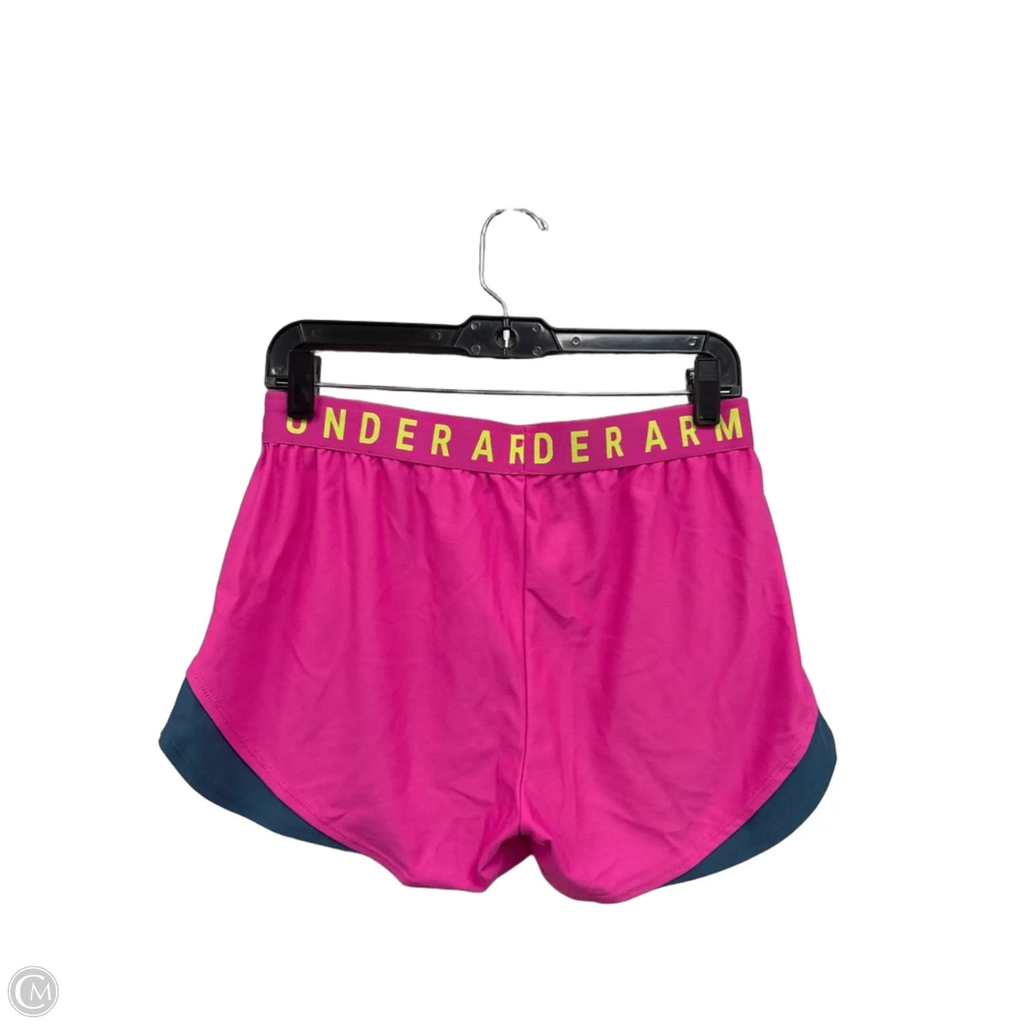 Athletic Shorts By Under Armour In Pink & Yellow, Size: M