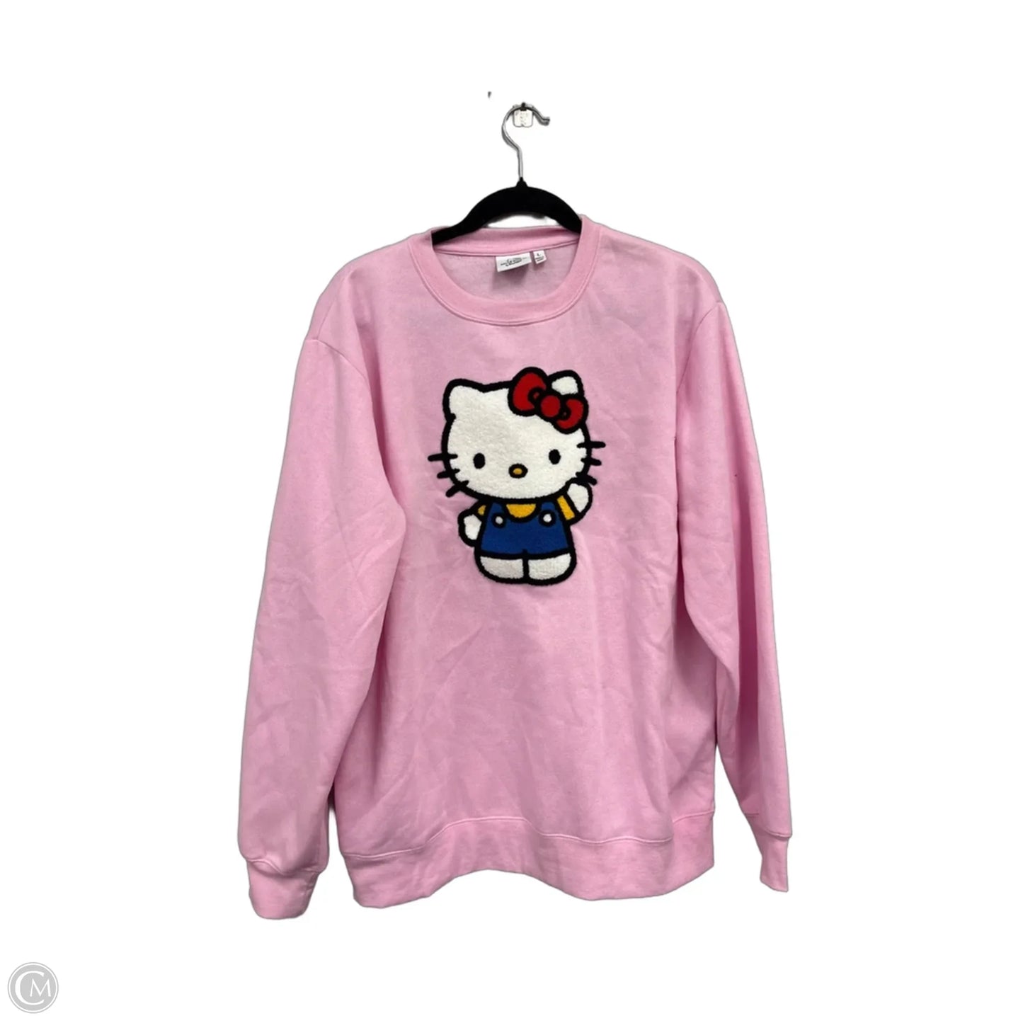 Sweatshirt Crewneck By Clothes Mentor In Pink, Size: L