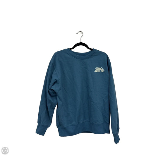 Sweatshirt Crewneck By The North Face In Teal, Size: Xl