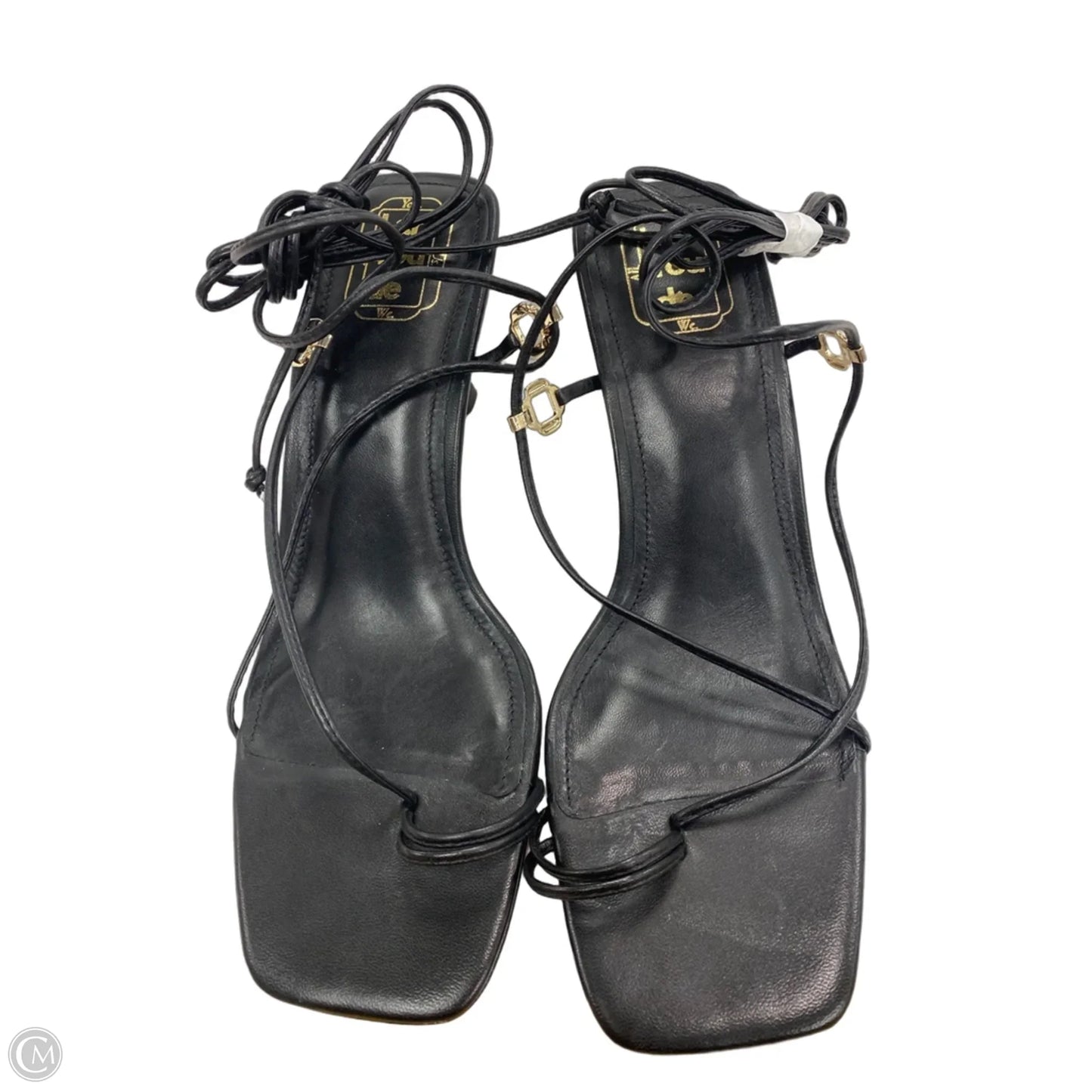 Sandals Heels Stiletto By Cma In Black, Size: 9